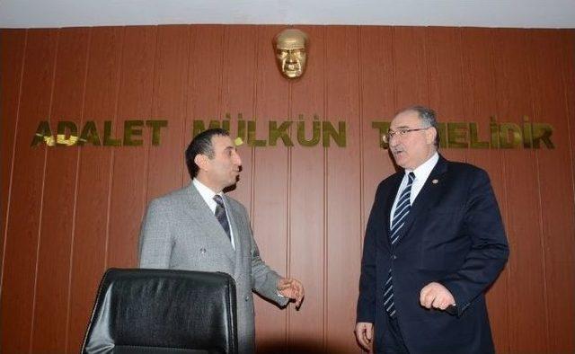Ak Parti Milletvekili Adnan Yılmaz’dan Cumhuriyet Başsavcısı Bingül’e Hayırlı Olsun Ziyareti
