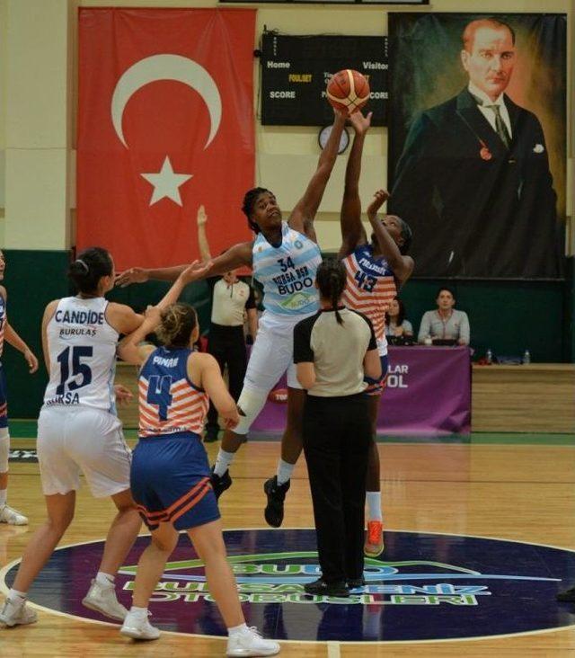 T&uuml;rkiye Kadınlar Basketbol 1. Ligi: Bursa B&uuml;y&uuml;kşehir Belediyesi Budo: 85 - Mersin &Uuml;niversitesi: 59 3