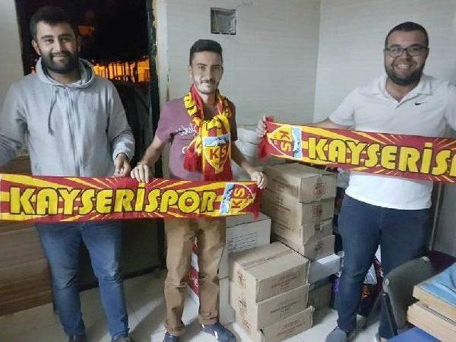 Kayserispor Taraftarları Kütüphane Için Seferber Oldu