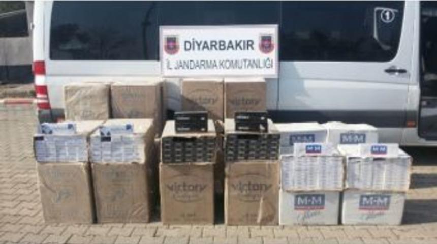 Diyarbakır&rsquo;da 18 Bin Paket Ka&ccedil;ak Sigara Ele Ge&ccedil;irildi