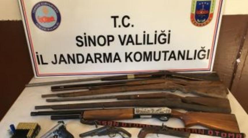 Sinop’ta Kaçak Silah Operasyonu