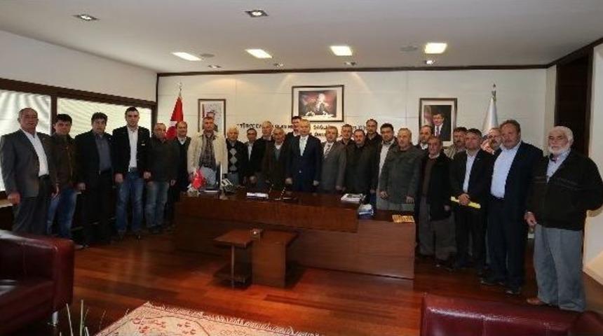 Bozkurtlu Muhtarlardan Başkan Zolan&rsquo;a Ziyaret