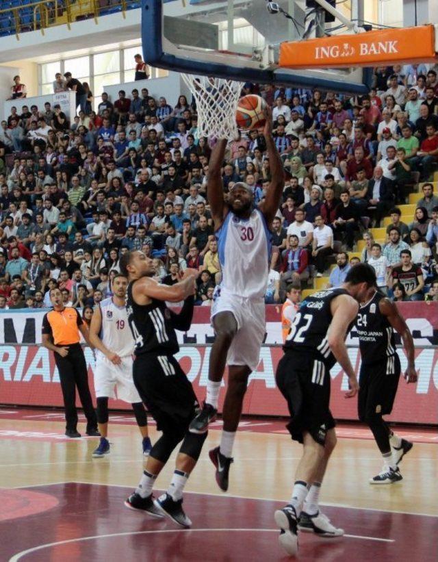 Tahincioğlu Basketbol Süper Ligi: Trabzonspor Mp: 71 - Beşiktaş S.j.: 82