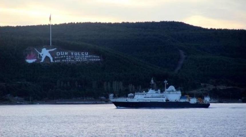 Rus Casus Gemisi 'yantar' &Ccedil;anakkale Boğazı'ndan Ge&ccedil;ti&nbsp;