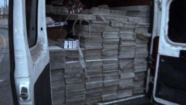 Aksaray'da 41 Bin Paket Kaçak Sigara Ele Geçirildi
