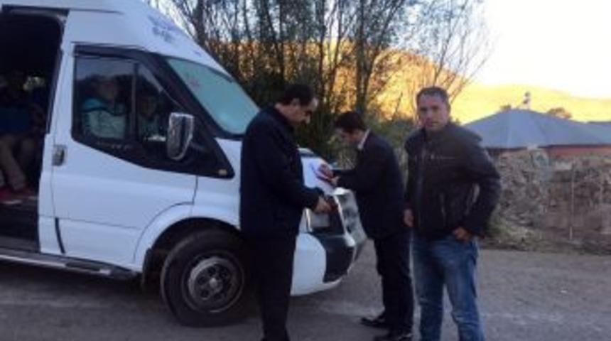 Ağrı&rsquo;da Okul Servisleri Denetlendi