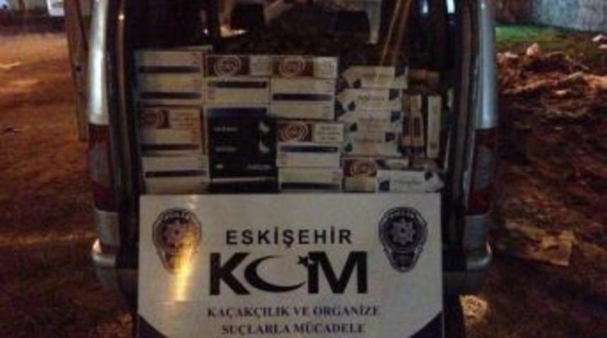 Eskişehir&rsquo;de Ka&ccedil;ak Sigara Operasyonu