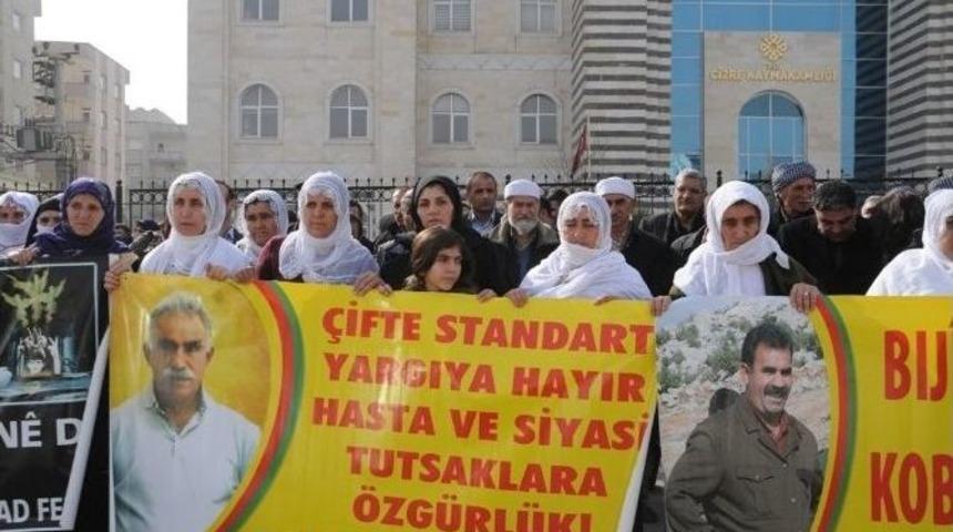 Kck Davasının Başka İllere Taşınması Cizre&rsquo;de Protesto Edildi