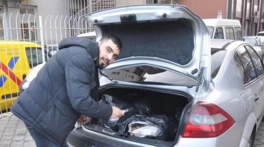 Kırıkkale'de Otomobilde 40 Kilo Esrar Ele Ge&ccedil;irildi