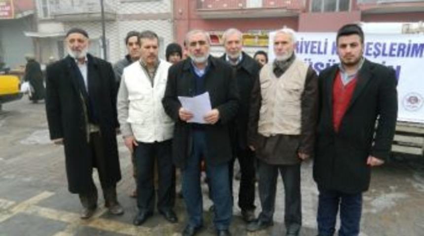 Mazlumder Suriyeli Ailelere Yardım Ediyor