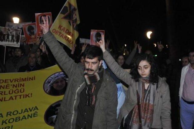 İzmit'te Davullu Zurnalı Kobane Kutlaması