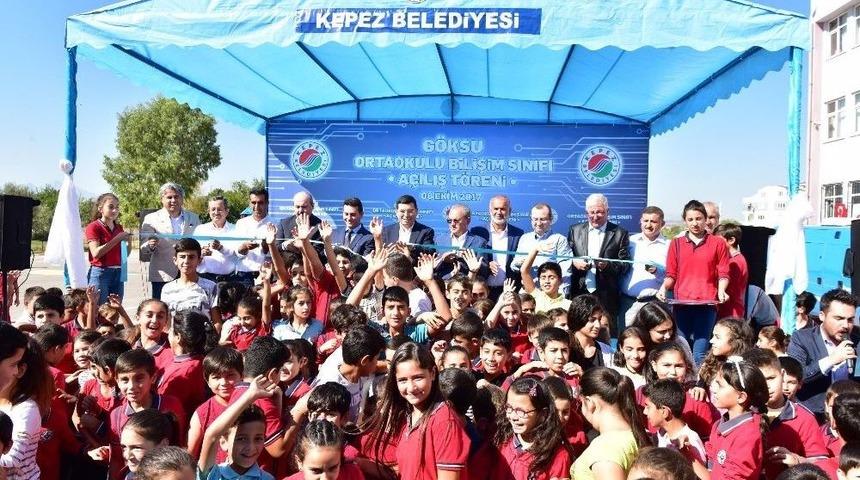 Kepez&rsquo;den 23. Bilişim Sınıfı G&ouml;ksu&rsquo;ya