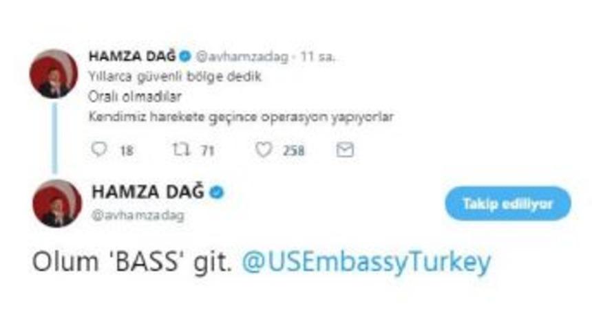 Ak Partili Dağ: Oğlum Bass Git