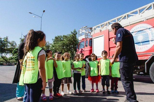 İtfaiyenin Minik Ziyaretçileri