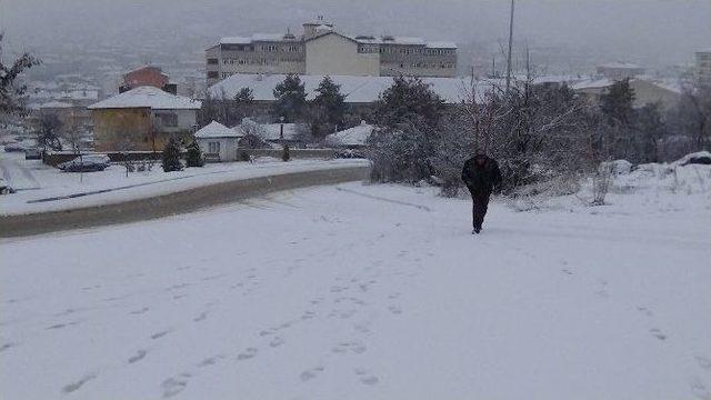 Yozgat’ta Kar Yağışı