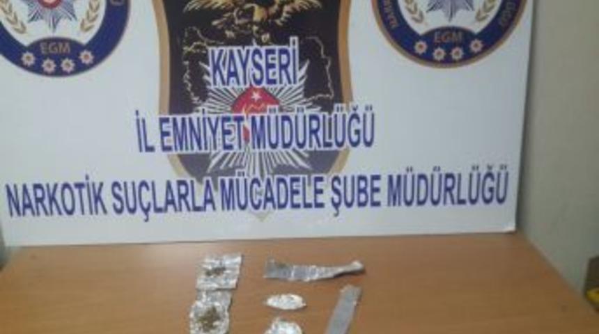 Talas&rsquo;ta Uyuşturucu Operasyonu: 1 G&ouml;zaltı