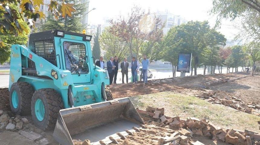 Barış Parkı&rsquo;nda &Ccedil;alışmalar S&uuml;r&uuml;yor