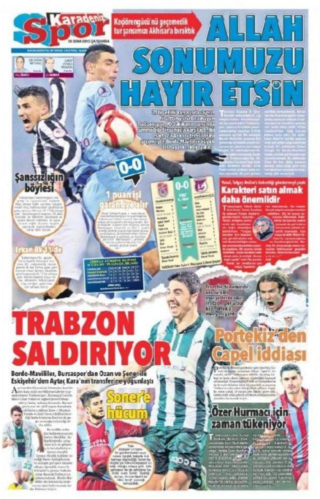 Trabzonspor’Dan Son Taarruz