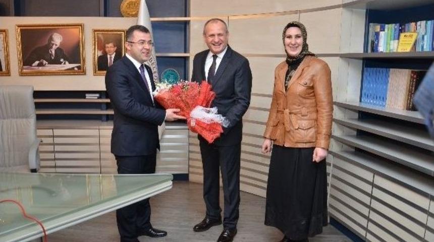 Ak Parti İl Başkanı Keskin Ve Y&ouml;netiminden Başkan Keleş&rsquo;e Ziyaret