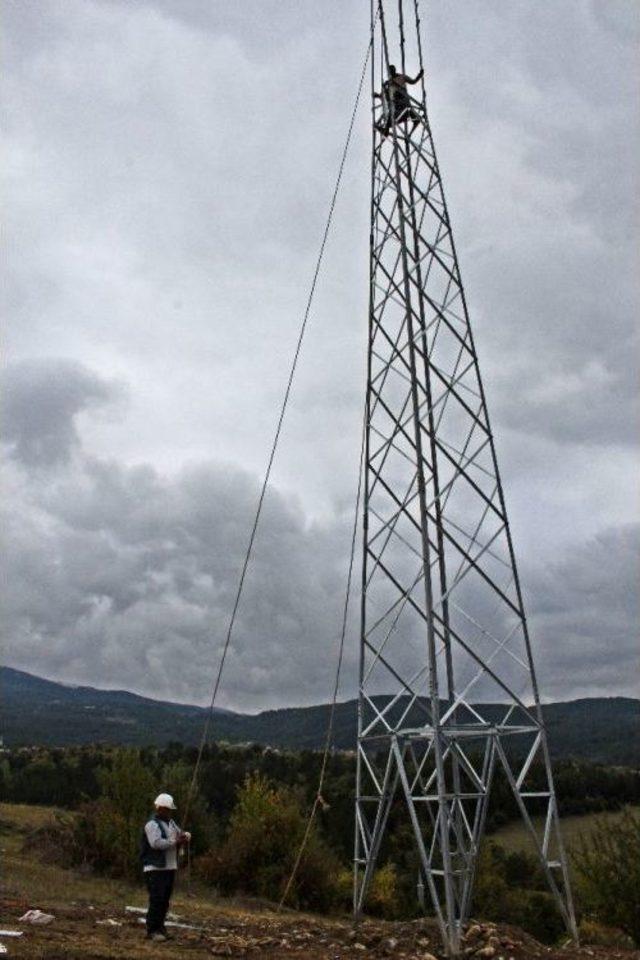 Kastamonu’ya Yüksek Gerilim Hattı Dikiliyor