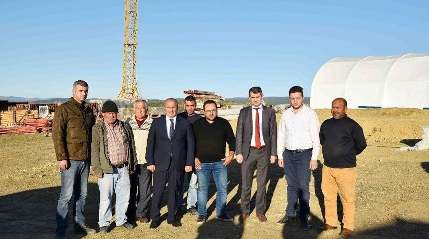 310 Konutluk Toki İnşaatının Şantiyesi Kuruldu