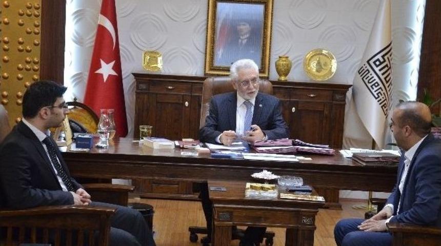 Marmed&rsquo;den Rekt&ouml;r Ağırak&ccedil;a&rsquo;ya Hayırlı Olsun Ziyareti