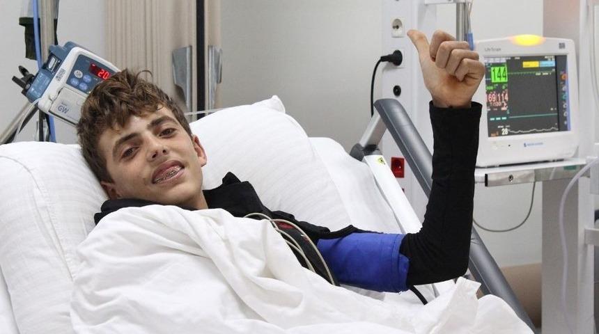 Suriye&rsquo;de Hayatı Kararan Gen&ccedil; Gaziantep&rsquo;te Tedavi Oldu