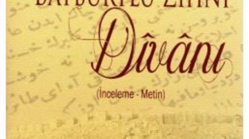 Bak&uuml;tam&rsquo;ın &Uuml;&ccedil;&uuml;nc&uuml; Kitabı Bayburtlu Zihni Divanı Raflardaki Yerini Aldı