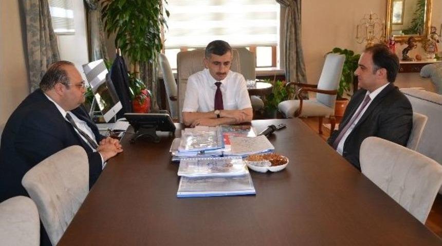 Ak Partili Baybatur&rsquo;dan Vali Bektaş&rsquo;a Veda Ziyareti