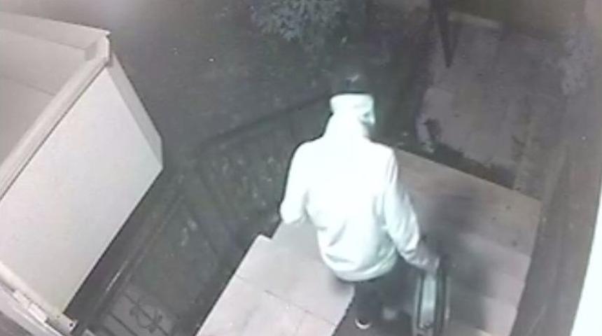 &Ccedil;aldıkları K&ouml;peği Geri Getiren Hırsızlar Kamerada