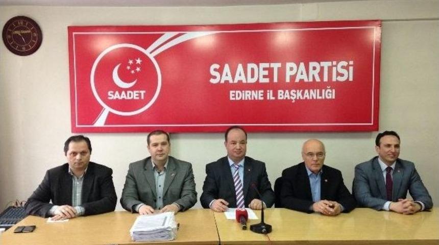 Saadet Partisi Edirne İl Teşkilatı &rsquo;saadet Partisi Esnafı Dinliyor&rsquo; Anketi D&uuml;zenledi