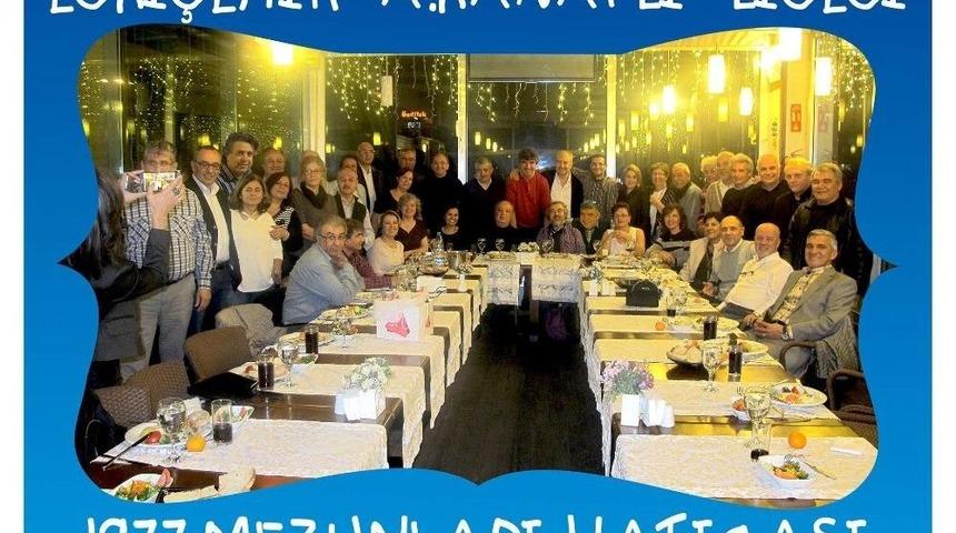 Kanatlı Lisesi 1977 Mezunlarının 40. Yıl D&ouml;n&uuml;m&uuml; Kutlandı