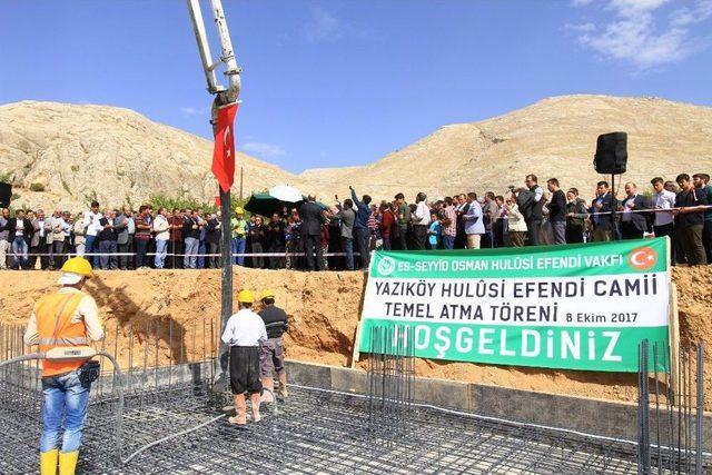 Yazık&ouml;y Mahallesine Yapılacak Caminin Temeli Atıldı 1