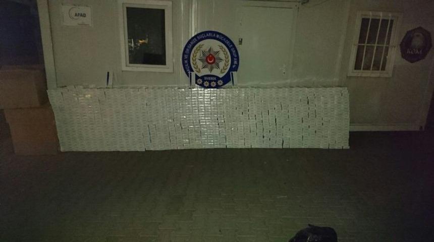 Siverek&rsquo;te 10 Bin Paket Ka&ccedil;ak Sigara Ele Ge&ccedil;irildi