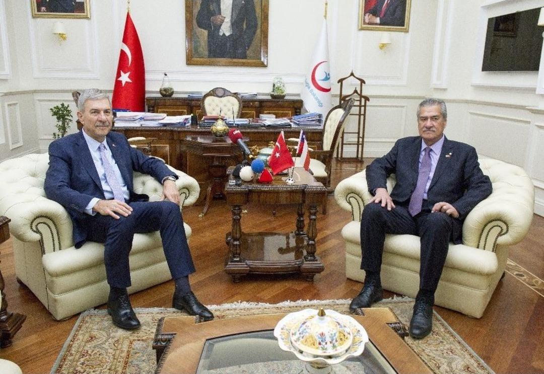 Bakan Demircan, And Parlamentosu Başkanı Moncada İle G&ouml;r&uuml;şt&uuml;