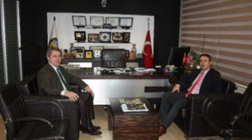 Başsavcı Solmaz&rsquo;dan, Ertan Taşlı&rsquo;ya Veda Ziyareti