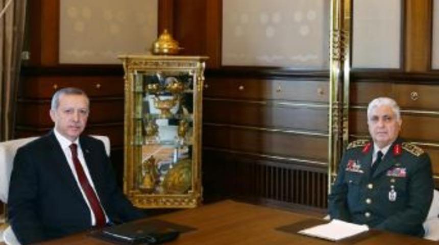 Cumhurbaşkanı Erdoğan, Necdet &Ouml;zel'i Kabul Etti