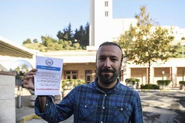 Abd Başkonsolosluğu na Vize I&ccedil;in Gelenler Kapıda Kaldı;gelenlere Bilgilendirme Kağıtları Verildi 1