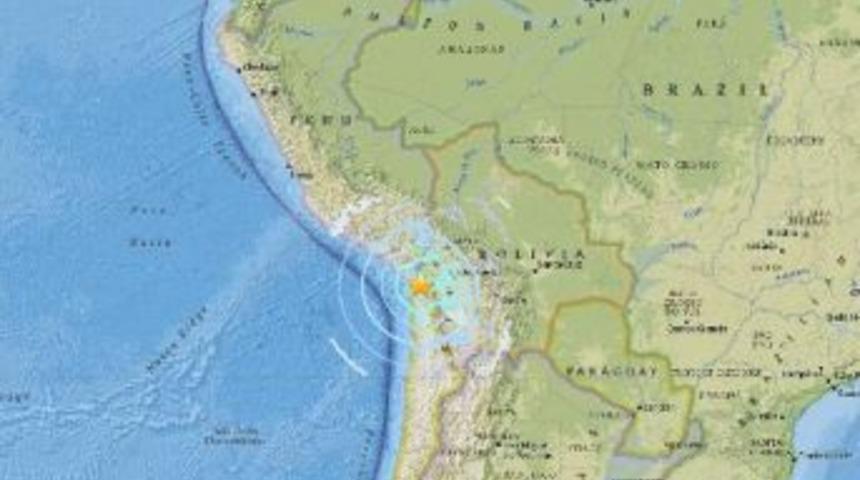 Şili'de 6.3 B&uuml;y&uuml;kl&uuml;ğ&uuml;nde Deprem