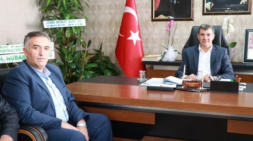 Damızlık Birliği Başkanı Kayan Ak Parti İl Başkanı Altınsoy İle G&ouml;r&uuml;şt&uuml;