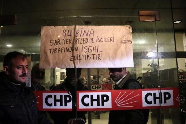 İşçiler Chp İstanbul İl Binası'nı Işgal Etti