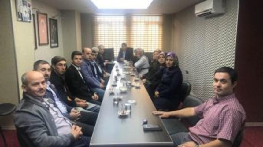 Başkan Yaman&rsquo;dan Ak Parti Merkez İl&ccedil;e Başkanı &Ouml;zt&uuml;rk&rsquo;e Ziyaret