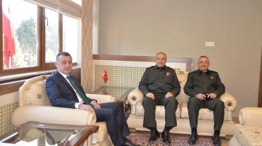 Jandarma Genel Komutan Yardımcısı &Ccedil;itil&rsquo;den Vali B&uuml;y&uuml;kakın&rsquo;a Ziyaret