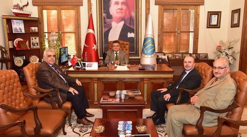 Başkan Yağcı M&uuml;ft&uuml;lerle Bir Araya Geldi