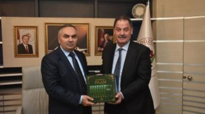 M&uuml;ft&uuml;l&uuml;kten Başkana Hayırlı Olsun Ziyareti