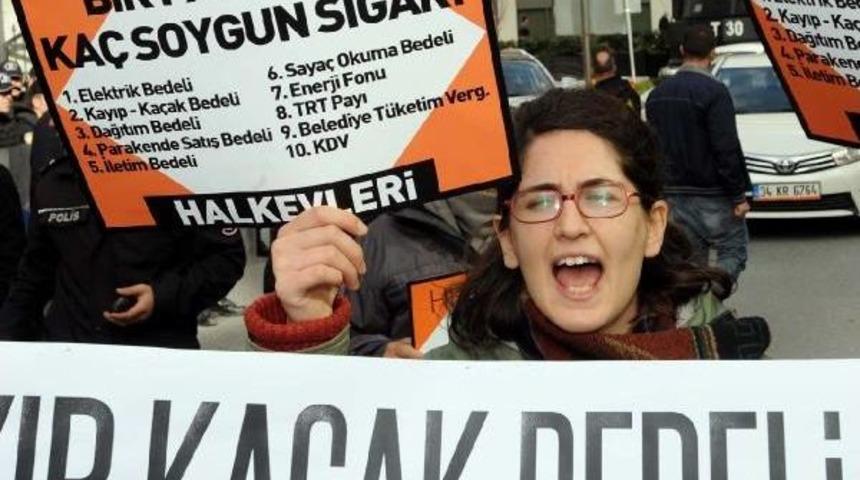 Bedaş'ta Kayıp-Ka&ccedil;ak Eylemi