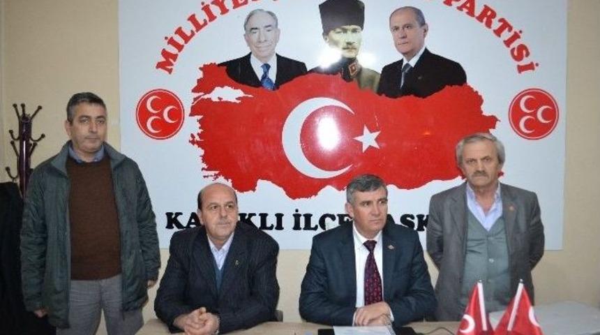 Mhp Kapaklı İl&ccedil;e Başkanı &Ccedil;etin: "hedefimiz Mhp&rsquo;yi Birinci Parti &Ccedil;ıkarmak"