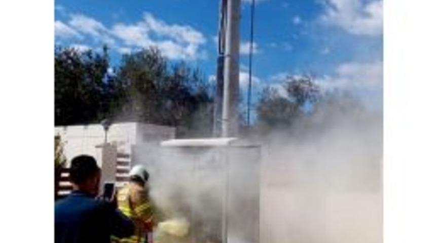 Edremit’te Trafo Yangını