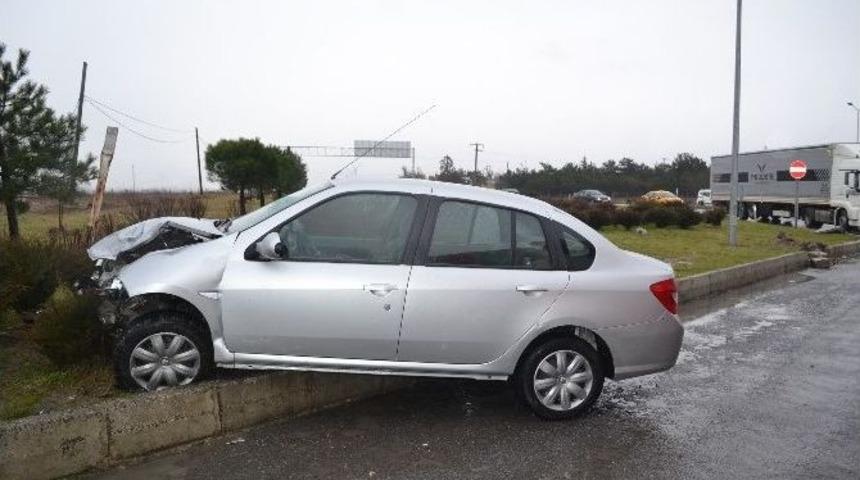 Tekirdağ&rsquo;da Trafik Kazası: 1 Yaralı