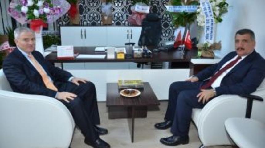 Başkan Gürkan, Basın İlan Kurumu Müdürü Abacı’yı Ziyaret Etti